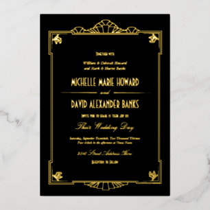Art Deco Style Wedding Gold