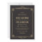 Art Deco Style Wedding Invitation