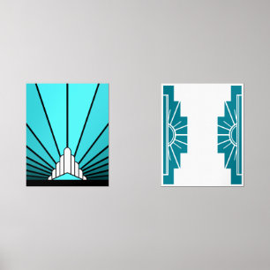 Art deco sun
