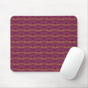 Art Deco Sunrise Mouse Mat