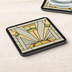 Art Deco Sunshine Coaster