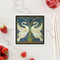 Art Deco Swans