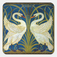 Art Deco Swans