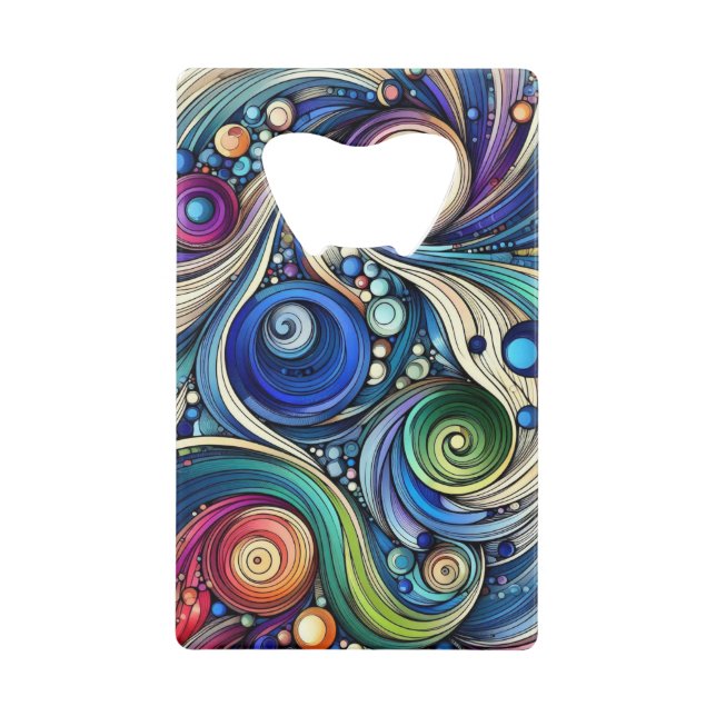 Art Deco Swirl Abstract  (Front)
