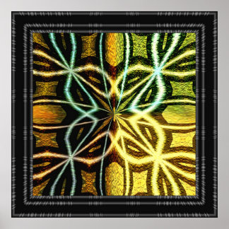 ART DECO TEXTURE #07 POSTER