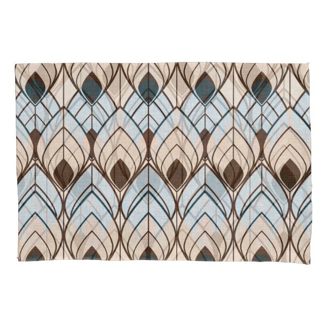 Art Deco: Textured Seamless Ornament. Pillowcase (Front)