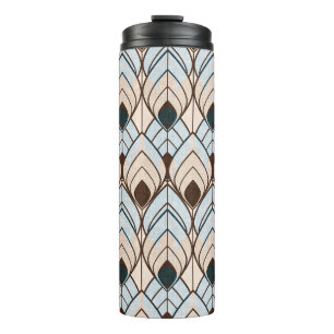Art Deco: Textured Seamless Ornament. Thermal Tumbler