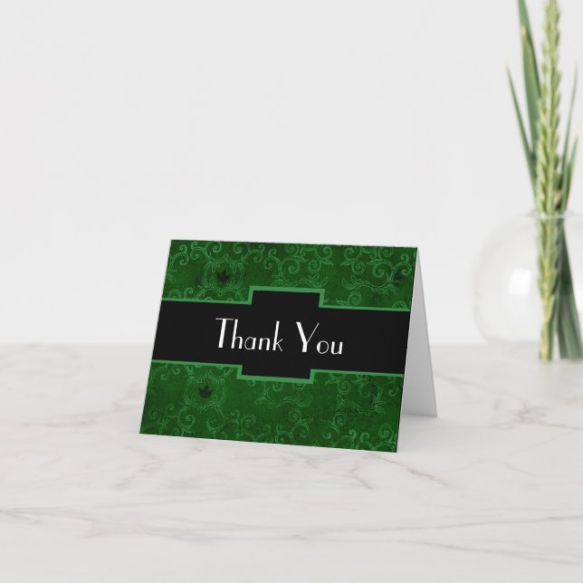 Art Deco Thank You card (Front)