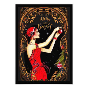 Art Deco the Halls Photo Print