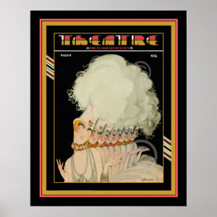 Art Deco Theatre Magazine Poster 16 x 20
