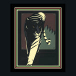 Art Deco Tiger Print 16 x 20<br><div class="desc">Unique and Sleek,  Art Deco "Tiger" Print 16 x 20</div>