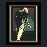 Art Deco Tiger Print 16 x 20<br><div class="desc">Unique and Sleek, Art Deco "Tiger" Print 16 x 20</div>