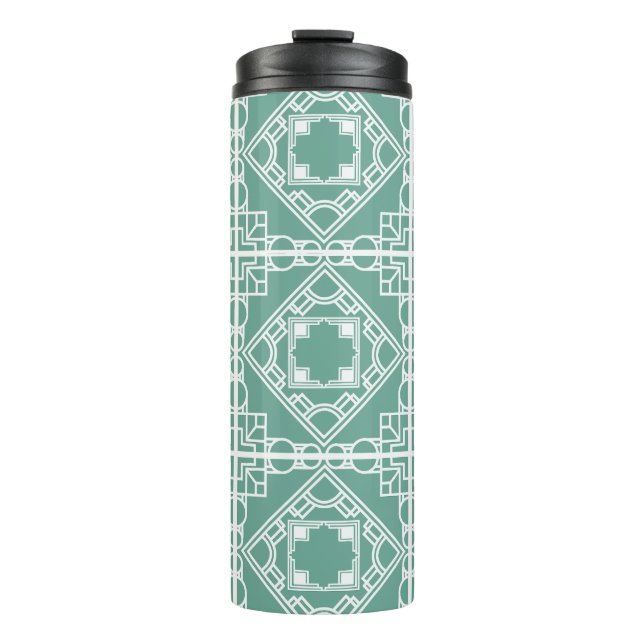 Art Deco Tile  Thermal Tumbler (Front)