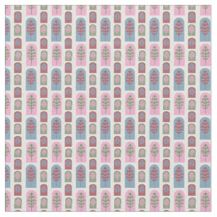 Art Deco Trees  Fabric