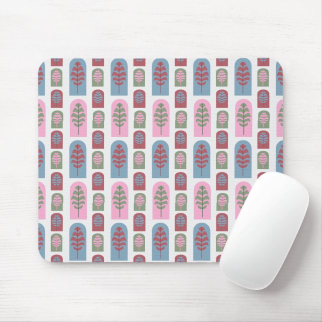 Art Deco Trees  Mouse Mat (With Mouse)
