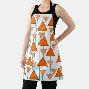 Art Deco Triangles Apron