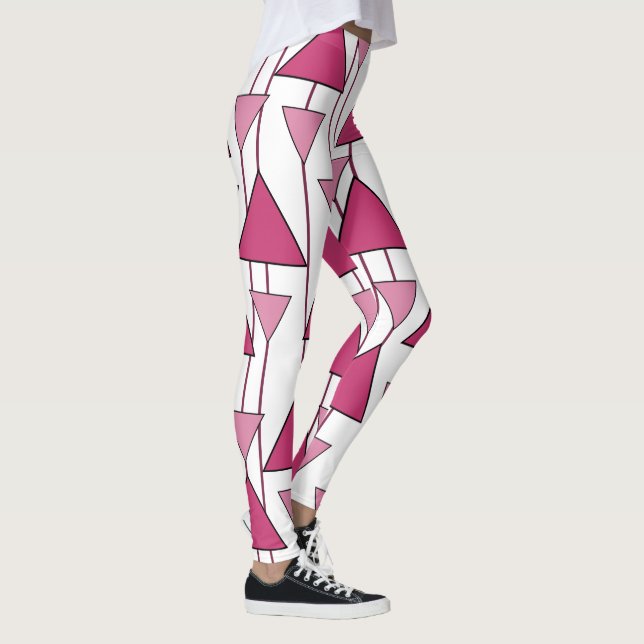 Art Deco Triangles  Leggings (Right)