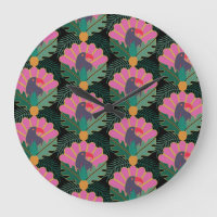 Art Deco Tropical Toucans & Pineapples