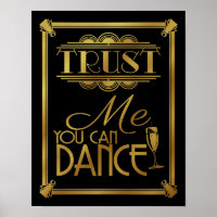 Art Deco Trust me You Can Dance B/G colour change