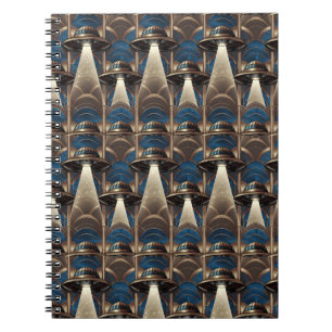 Art Deco UFO Notebook