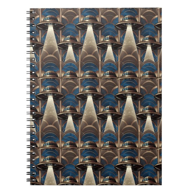 Art Deco UFO Notebook (Front)