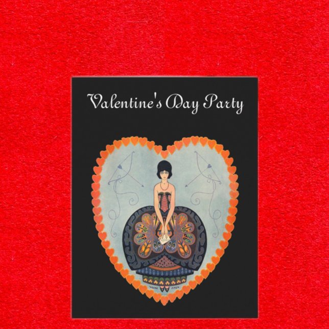 Art Deco Valentine Invitation (Creator Uploaded)