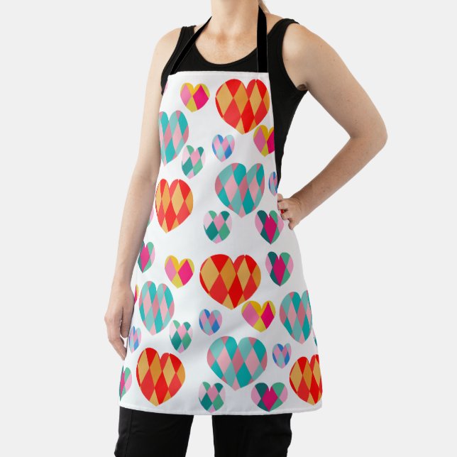 Art Deco Valentine's Apron (Insitu)