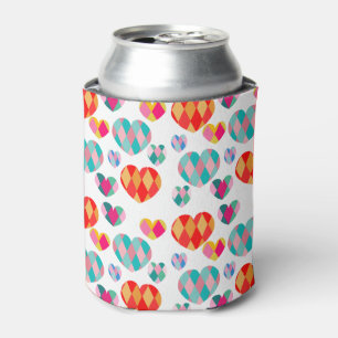 Art Deco Valentine's Can Cooler
