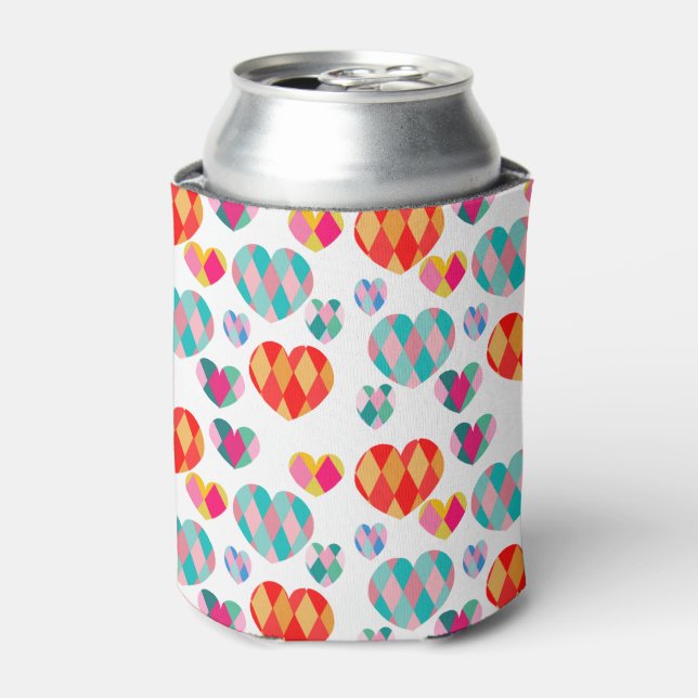 Art Deco Valentine's Can Cooler (Can Front)
