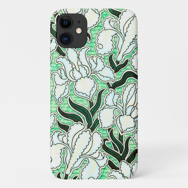 Art Deco Vines Vintage Retro Art Phone Case (Back)