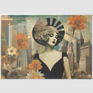 Art Deco Vintage Decoupage Tissue Paper