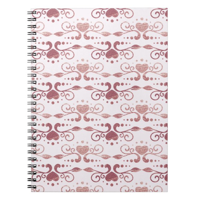 Art deco, vintage elegant wallpaper. notebook (Front)