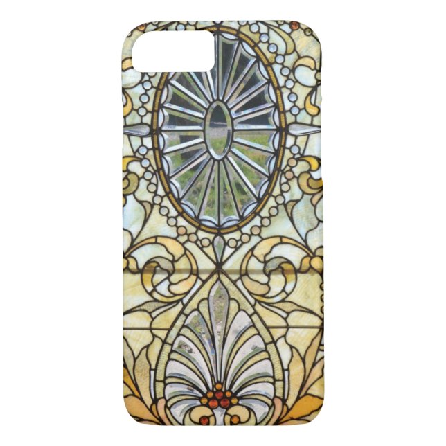 Art Deco Vintage Glass iPhone 7 Case (Back)