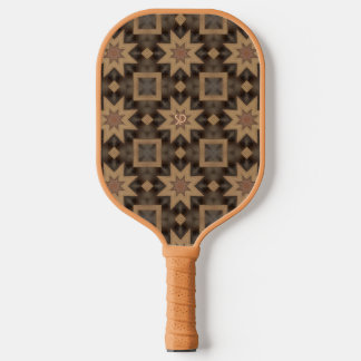 Art Deco Vintage Inlay Pickleball Paddle