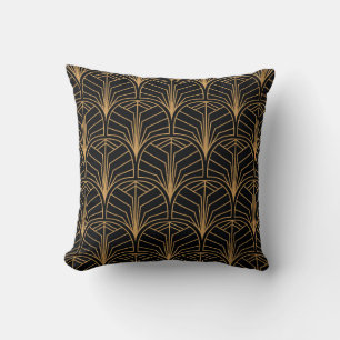 Art Deco, vintage minimalistic pattern. Cushion