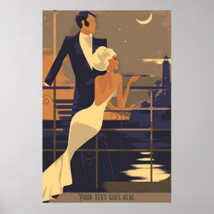 Art Deco vintage Poster