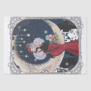 Art Deco Vintage Woman Decoupage Tissue Paper