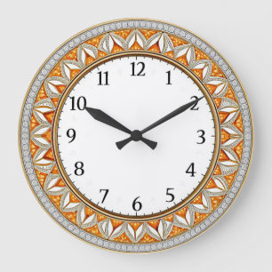 Art Deco Wall Large Clock
