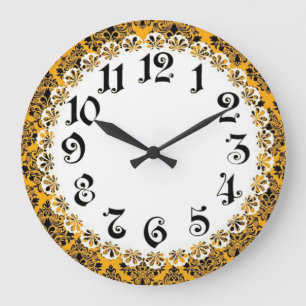Art Deco Wall Large Clock