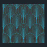 Art deco wallpaper: black and blue pattern poster<br><div class="desc">Vintage black and blue seamless art deco wallpaper pattern
Classic black and blue art deco wallpaper,  so stylish!
Vintage art deco wallpaper: Classic black and blue elegance.
art,  pattern,  seamless,  simple,  background,  abstract,  texture,  decor,  vintage,  illustration,  retro,  line,  geometric,  fabric,  ornament,  old,  modern,  beautiful,  shape,  textile</div>