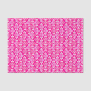 Art Deco Wallpaper Pattern, Fuchsia Pink Tissue Paper