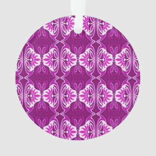 Art Deco wallpaper pattern - purple and white Ornament