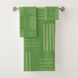 Art Deco Weave Bath Towel Set