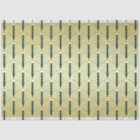 Art Deco Wedding Gold Green Palmetto Pattern