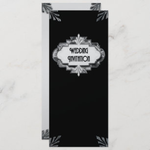 Art Deco Wedding Invitation