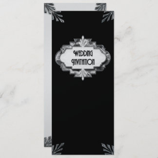 Art Deco Wedding Invitation