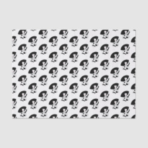 Art Deco Woman In Big Hat Gloves RL Tissue Paper