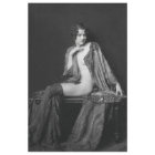 Art Deco Woman Photo Black and White