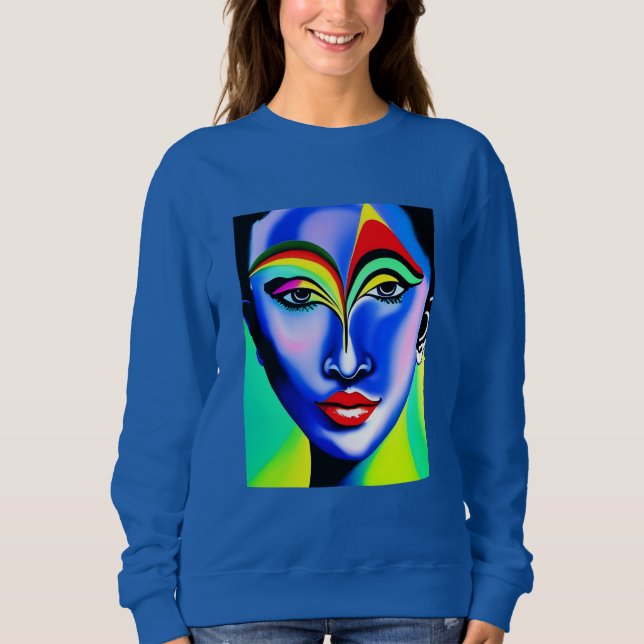 Art Deco Woman Sweatshirt (Front)