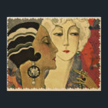 Art Deco Women<br><div class="desc">A pair of sophisticated women with period-fabulous hairstyles. Beautiful illustration for all that appreciate the Art Deco era.</div>